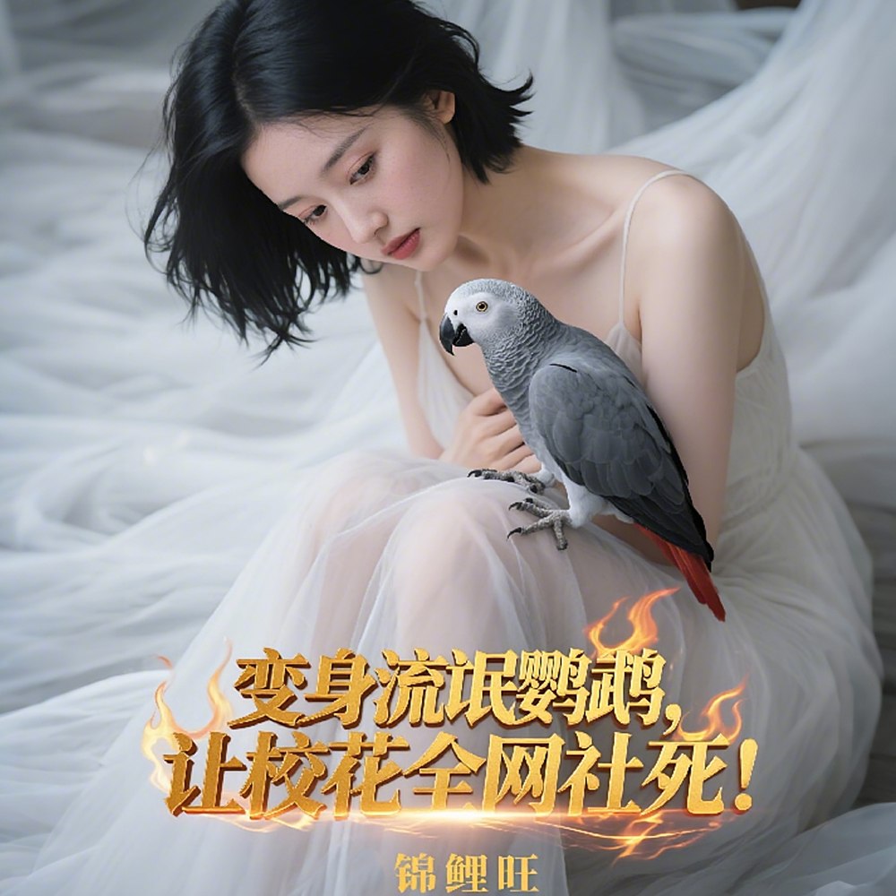 变身流氓鹦鹉,让校花全网社死! 封面